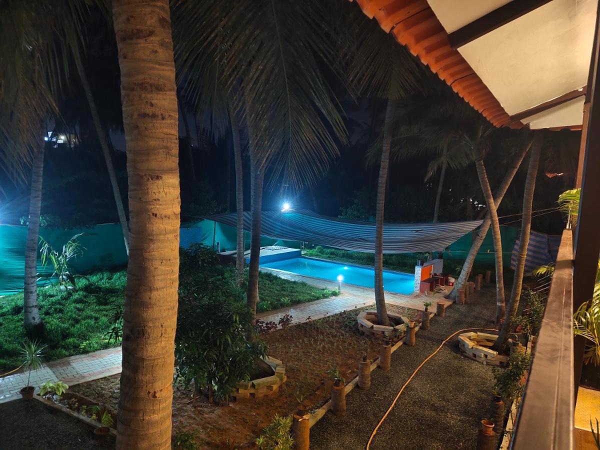 Pv Cottages - Serenity Beach Пудучеррі Екстер'єр фото