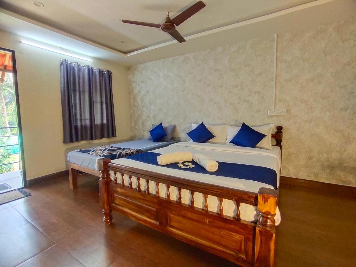 Pv Cottages - Serenity Beach Пудучеррі Екстер'єр фото
